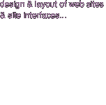 design & layout of web